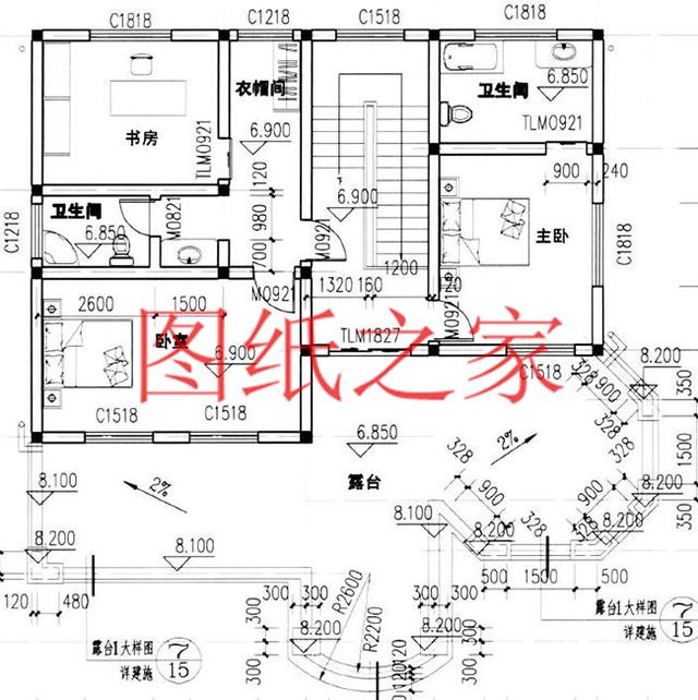 6套三層別墅設(shè)計圖，時尚外觀，建成就是一道亮麗的風(fēng)景線