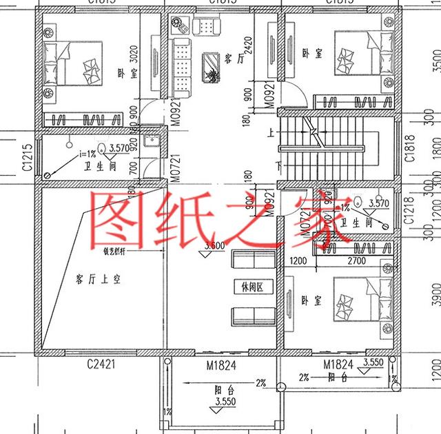 6套三層別墅設(shè)計圖，時尚外觀，建成就是一道亮麗的風(fēng)景線