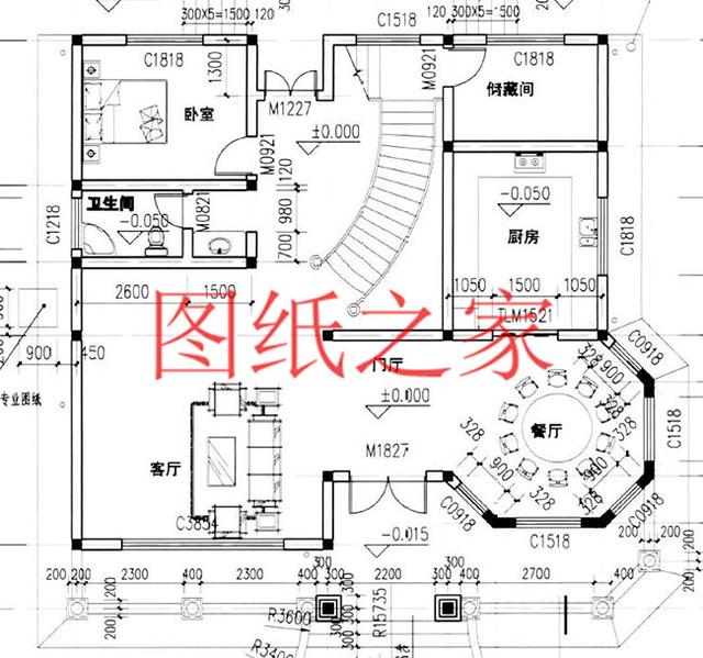 6套三層別墅設(shè)計圖，時尚外觀，建成就是一道亮麗的風(fēng)景線
