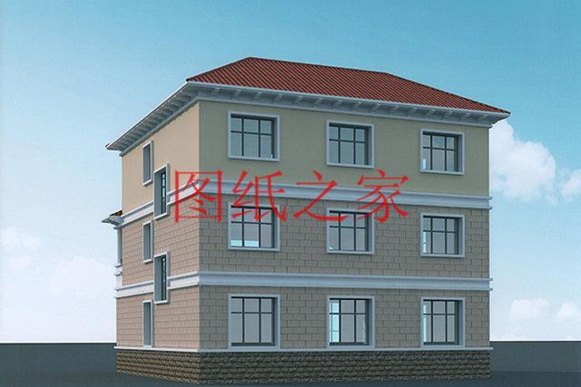 6套三層別墅設(shè)計圖，時尚外觀，建成就是一道亮麗的風(fēng)景線