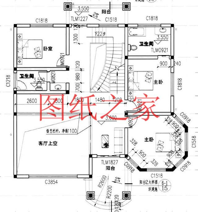 6套三層別墅設(shè)計圖，時尚外觀，建成就是一道亮麗的風(fēng)景線