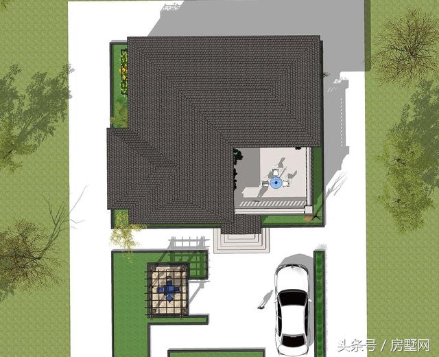 浪漫主義的簡歐別墅設(shè)計(jì)圖，心向往之......