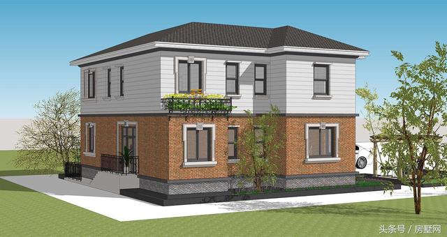 浪漫主義的簡歐別墅設(shè)計(jì)圖，心向往之......