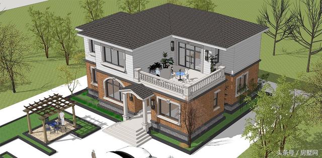 浪漫主義的簡歐別墅設(shè)計(jì)圖，心向往之......