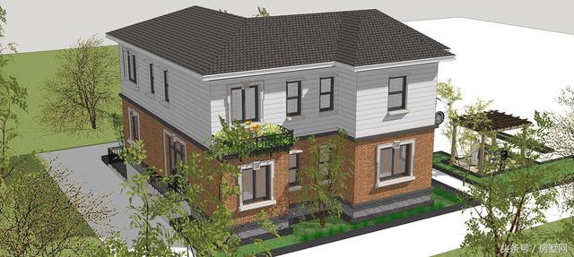 浪漫主義的簡歐別墅設(shè)計(jì)圖，心向往之......