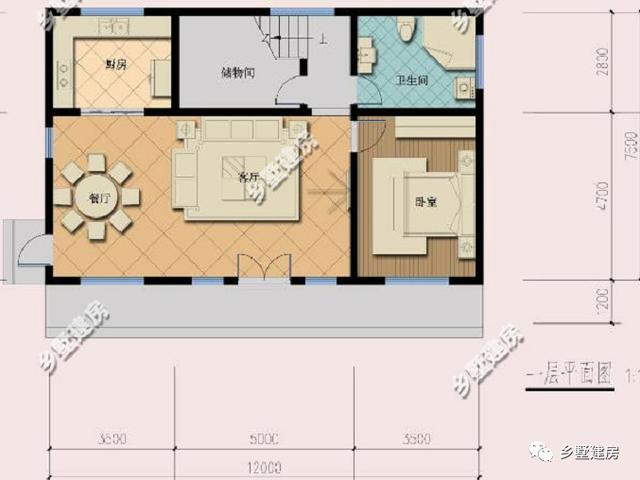 農村別墅設計圖，改善婆媳關系，讓婆婆合不攏嘴