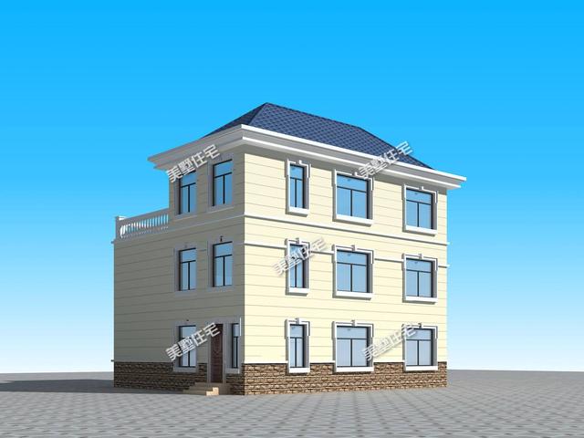 簡歐別墅設(shè)計(jì)圖，大露臺(tái)設(shè)計(jì)，適合您的選擇！