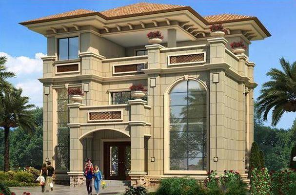 2款三層別墅設(shè)計(jì)圖，都帶露臺(tái)，尤其第二款，豪華無比