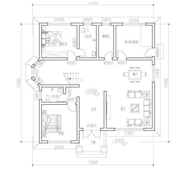 2款三層別墅設(shè)計(jì)圖，都帶露臺(tái)，尤其第二款，豪華無比