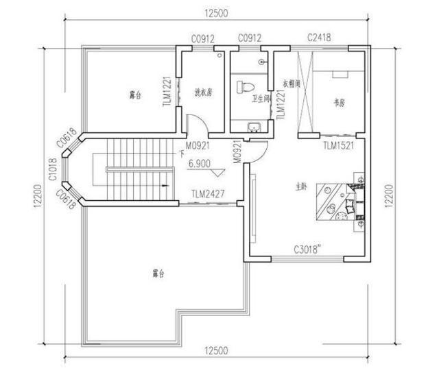 2款三層別墅設(shè)計(jì)圖，都帶露臺(tái)，尤其第二款，豪華無比