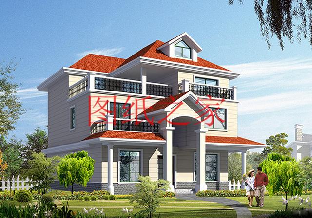 6款豪華時尚農(nóng)村三層別墅設(shè)計圖，戶型好到?jīng)]得挑