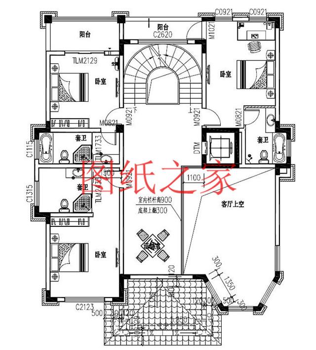 6款豪華時尚農(nóng)村三層別墅設(shè)計圖，戶型好到?jīng)]得挑