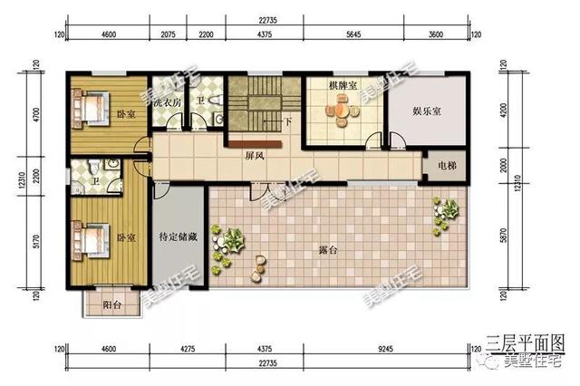5款三層別墅設(shè)計圖，客廳挑空設(shè)計，既大膽又新穎