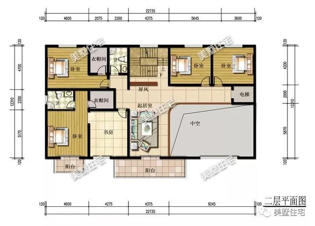 5款三層別墅設(shè)計圖，客廳挑空設(shè)計，既大膽又新穎