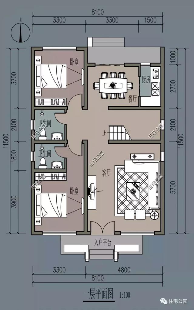 10套經(jīng)典小戶型別墅設(shè)計圖，占地小，實用高，造價低。
