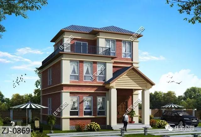 10套經(jīng)典小戶型別墅設(shè)計圖，占地小，實用高，造價低。