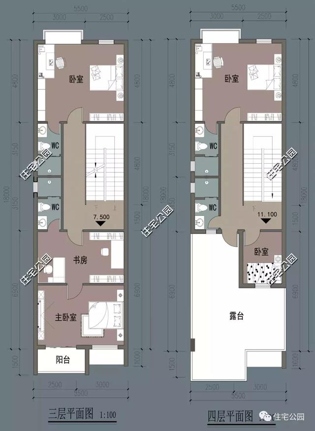 10套經(jīng)典小戶型別墅設(shè)計圖，占地小，實用高，造價低。