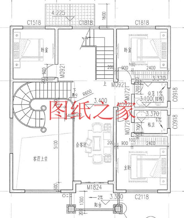 6套三層別墅設(shè)計(jì)圖，端莊大氣，氣勢(shì)恢宏！