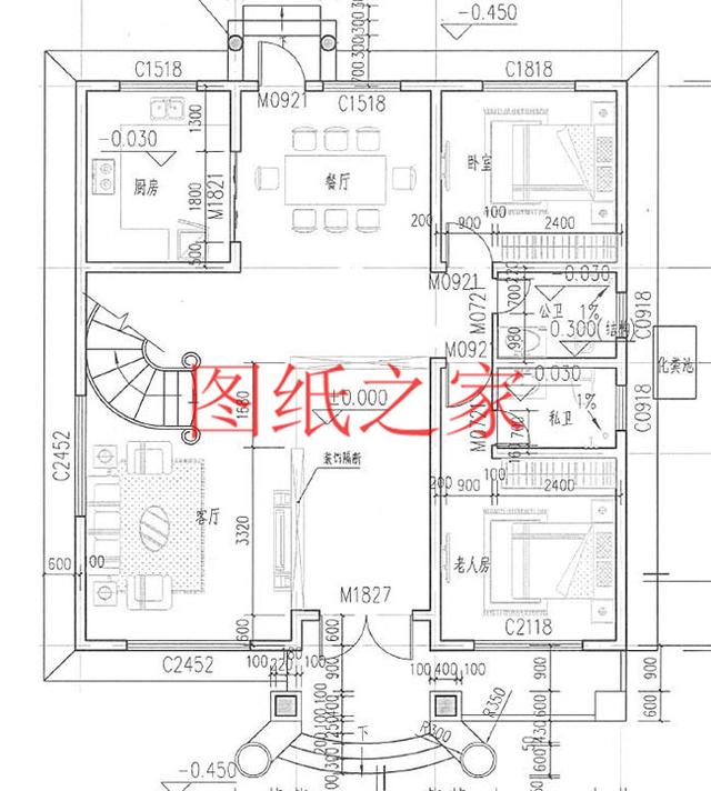 6套三層別墅設(shè)計(jì)圖，端莊大氣，氣勢(shì)恢宏！