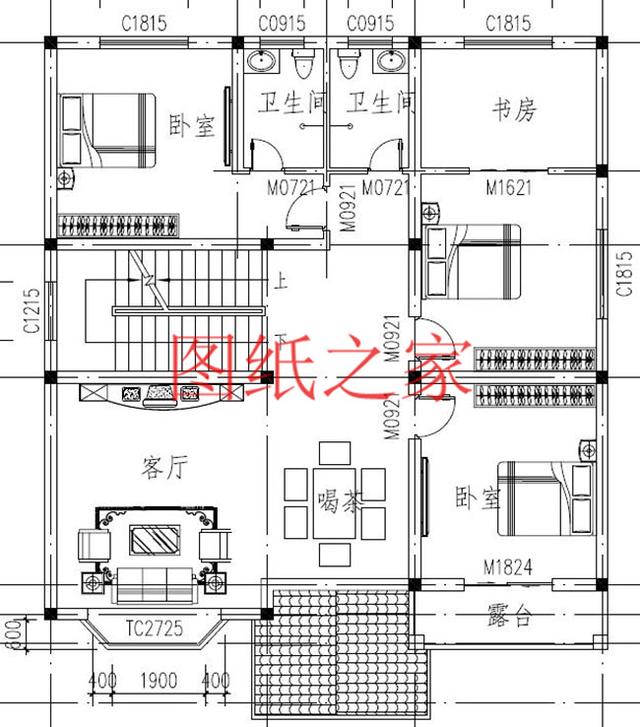 6套三層別墅設(shè)計(jì)圖，端莊大氣，氣勢(shì)恢宏！