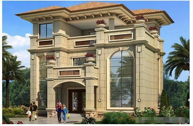 三層帶露臺的別墅設(shè)計(jì)圖，讓您氣派非凡！