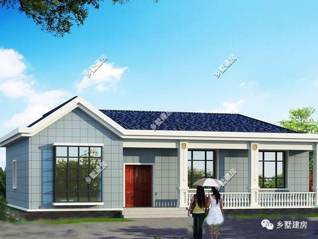 一層別墅設(shè)計(jì)圖，遠(yuǎn)離城市的喧囂，還您清新自然。