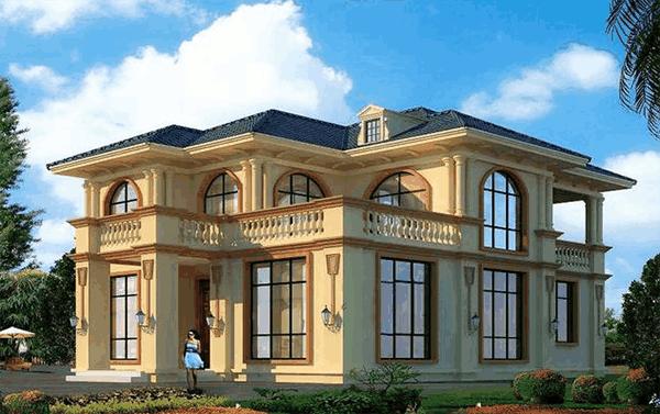 二層歐式別墅設(shè)計(jì)圖，巧奪天工，活力十足。