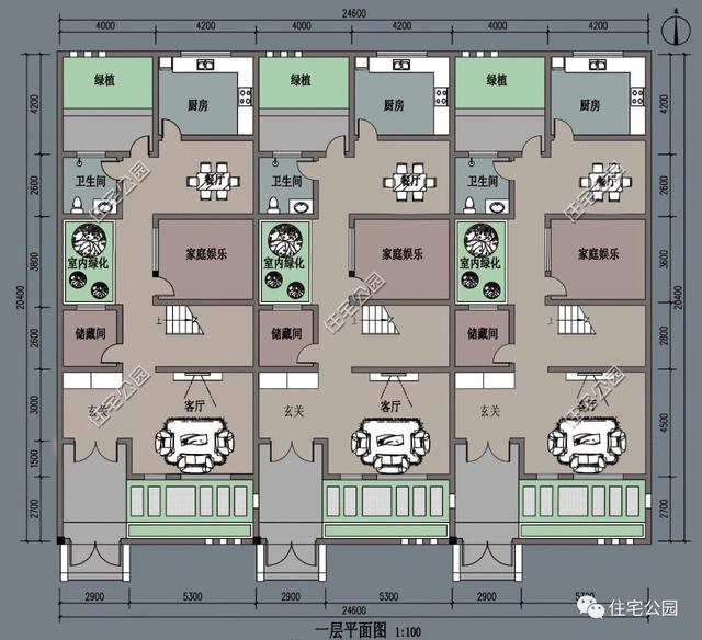 兩層別墅設(shè)計(jì)圖，經(jīng)濟(jì)實(shí)用，外型美觀，布局合理。