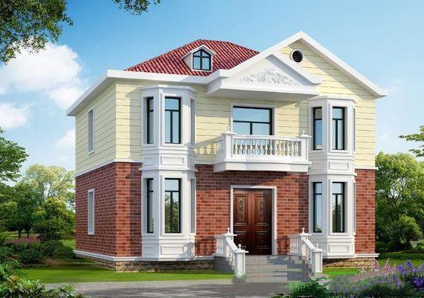 120平米的二層別墅設(shè)計圖，六室三廳帶閣樓很實用