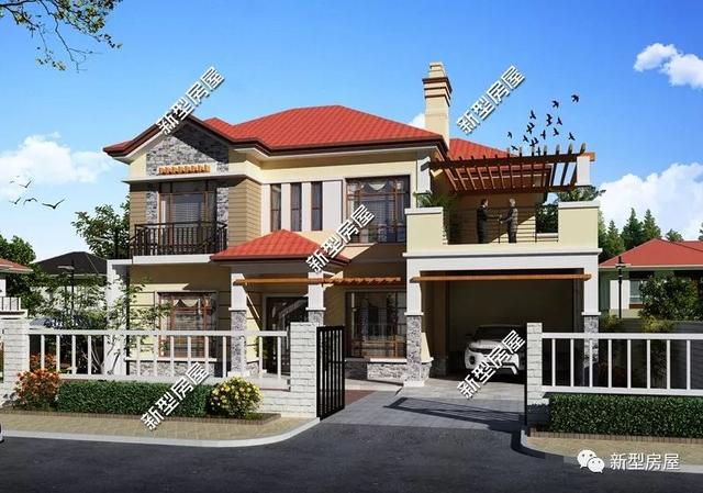 9套農(nóng)村帶車庫設(shè)計(jì)圖，簡(jiǎn)單、優(yōu)雅，打造您溫馨的家