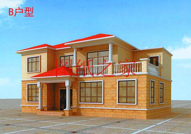 5套農(nóng)村二層自建房，美觀實用造價低，全家人的最愛！