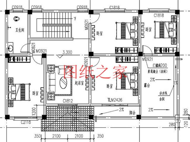 5套農(nóng)村二層自建房，美觀實用造價低，全家人的最愛！