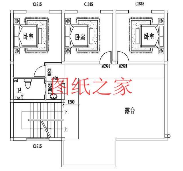 5套農(nóng)村三層別墅設(shè)計(jì)圖，主體造價(jià)低廉，值得推薦！