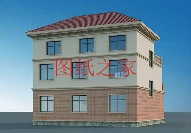 5套農(nóng)村三層別墅設(shè)計(jì)圖，主體造價(jià)低廉，值得推薦！