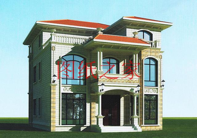 5套農(nóng)村三層別墅設(shè)計(jì)圖，主體造價(jià)低廉，值得推薦！