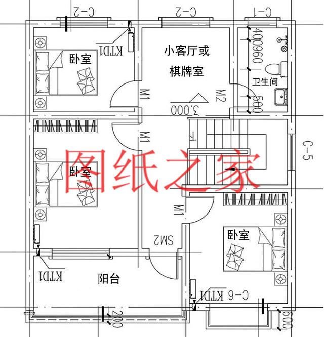 6套二層別墅設(shè)計圖，外觀美麗大方，經(jīng)濟實用型住宅。