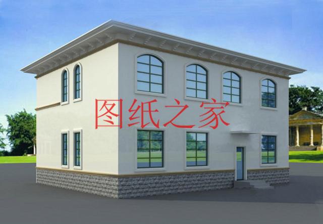 6套二層別墅設(shè)計圖，外觀美麗大方，經(jīng)濟實用型住宅。