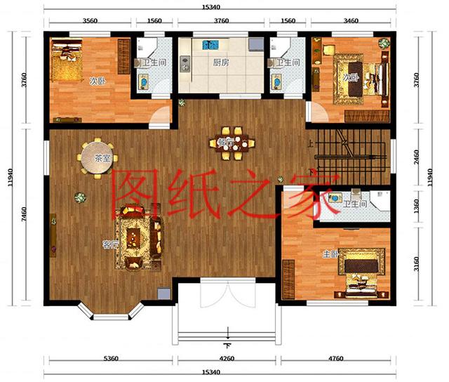 6套二層別墅設(shè)計圖，外觀美麗大方，經(jīng)濟實用型住宅。