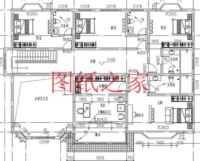 6套二層別墅設(shè)計圖，外觀美麗大方，經(jīng)濟實用型住宅。