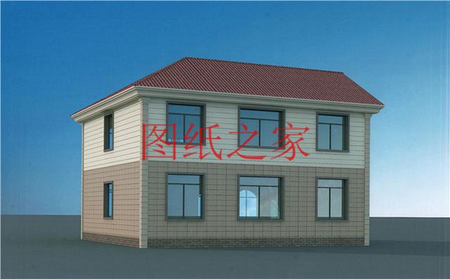 6套二層別墅設(shè)計圖，外觀美麗大方，經(jīng)濟實用型住宅。