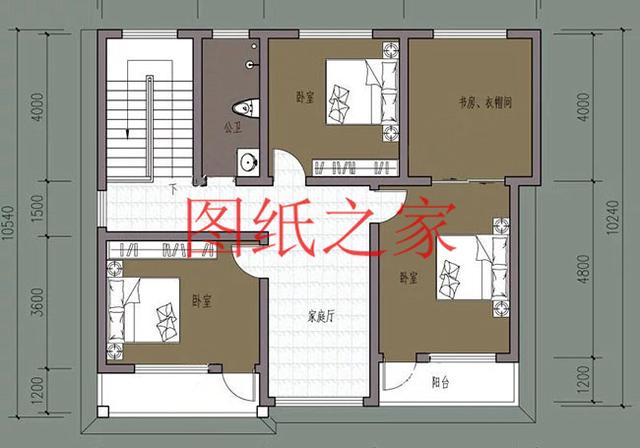 6套二層別墅設(shè)計圖，外觀美麗大方，經(jīng)濟實用型住宅。