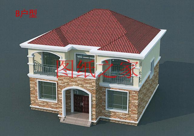 二層農(nóng)村自建房，外觀新穎獨特，您的建筑在村里獨一無二