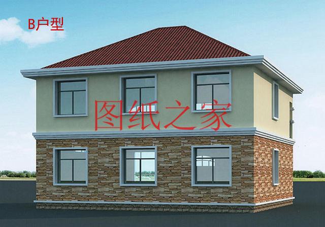 二層農(nóng)村自建房，外觀新穎獨特，您的建筑在村里獨一無二