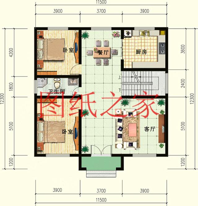 二層農(nóng)村自建房，外觀新穎獨特，您的建筑在村里獨一無二