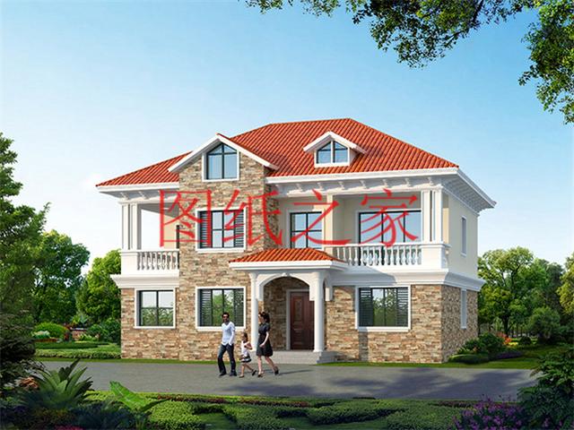 二層農(nóng)村自建房，外觀新穎獨特，您的建筑在村里獨一無二