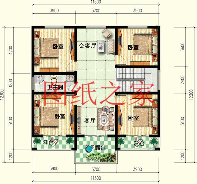 二層農(nóng)村自建房，外觀新穎獨特，您的建筑在村里獨一無二