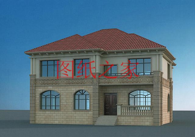 二層別墅設計圖，外觀新穎漂亮、布局科學合理，您的首選！