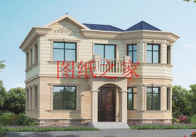 二層別墅設計圖，外觀新穎漂亮、布局科學合理，您的首選！