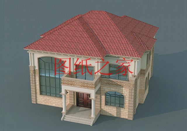 二層別墅設計圖，外觀新穎漂亮、布局科學合理，您的首選！