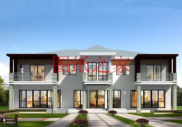 二層別墅設計圖，外觀新穎漂亮、布局科學合理，您的首選！